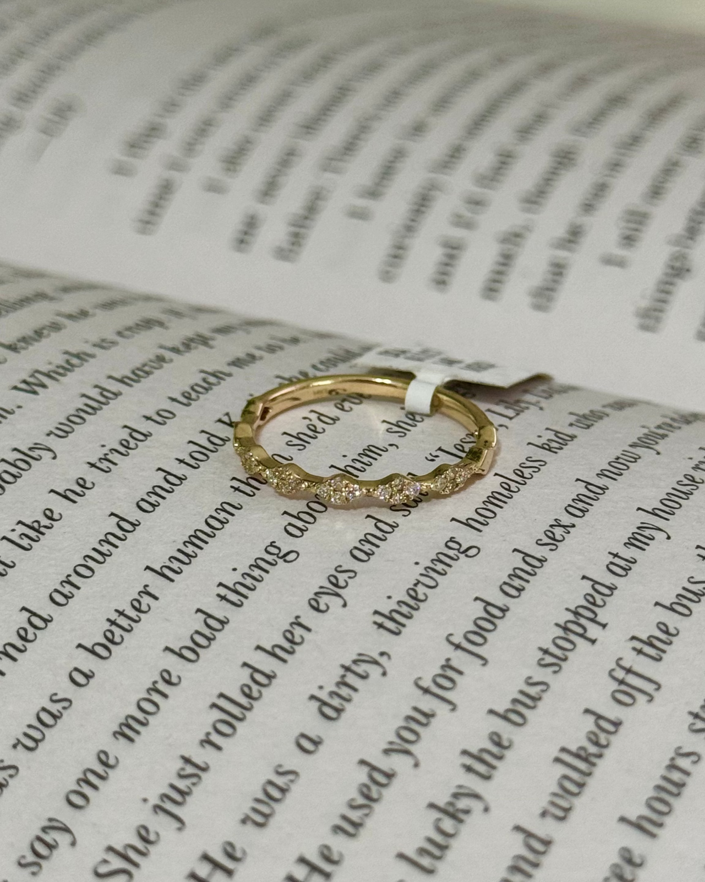 Diamond Lace Ring — 14k Gold