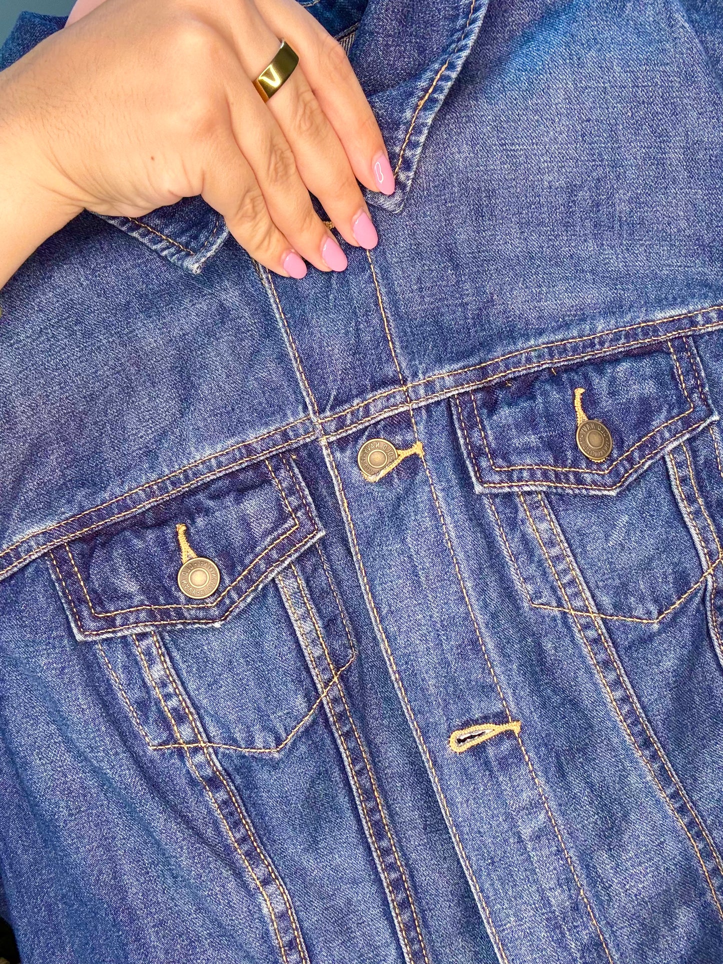 Honey Drip — Denim Jacket — Hand Painted