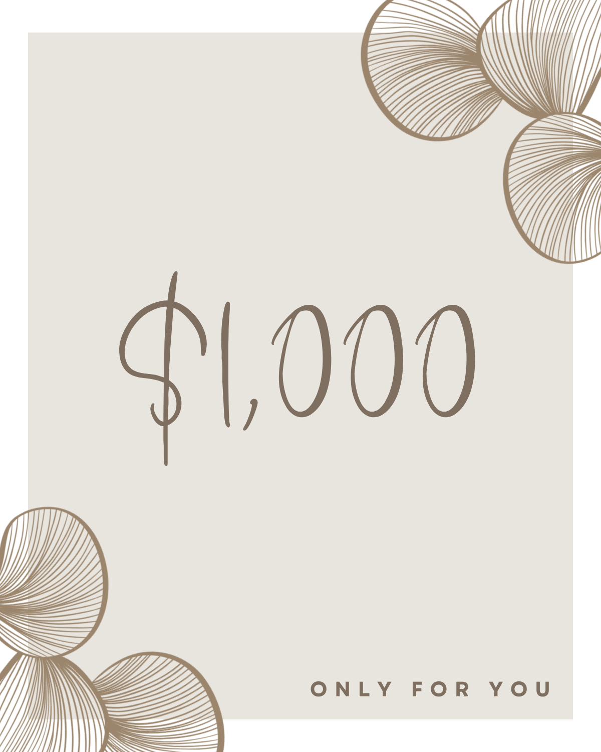 The Perfect Gift – Digital Gift Card