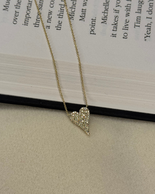 The Golden Heartbeat Necklace – 14K Gold (Heart)