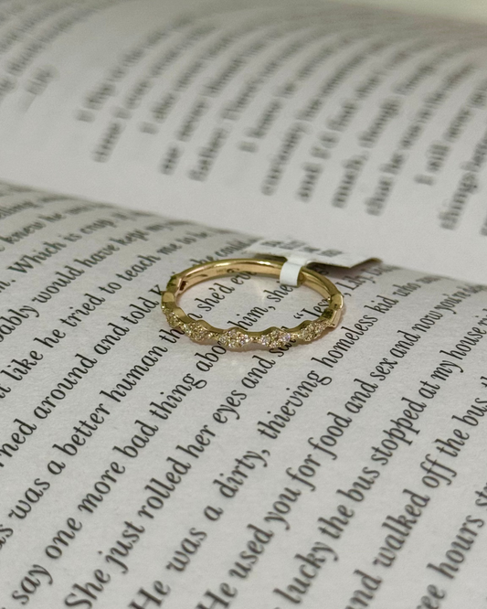 Diamond Lace Ring — 14k Gold