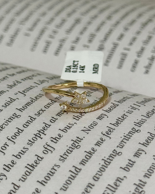 Starlit Path Ring — 14k Gold