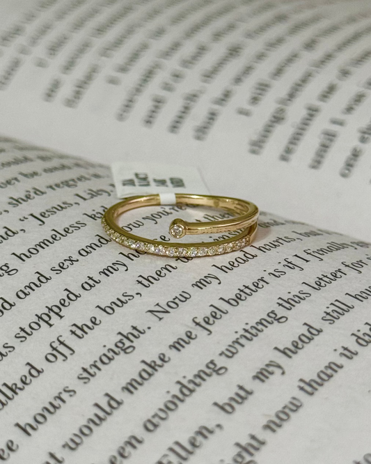 Golden Glint Ring — 14k Gold