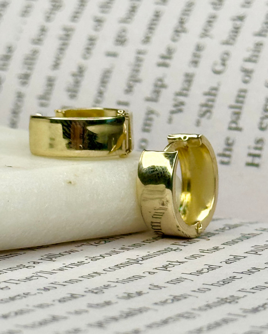 Solé Hoops · Bold Hug — 14k Gold